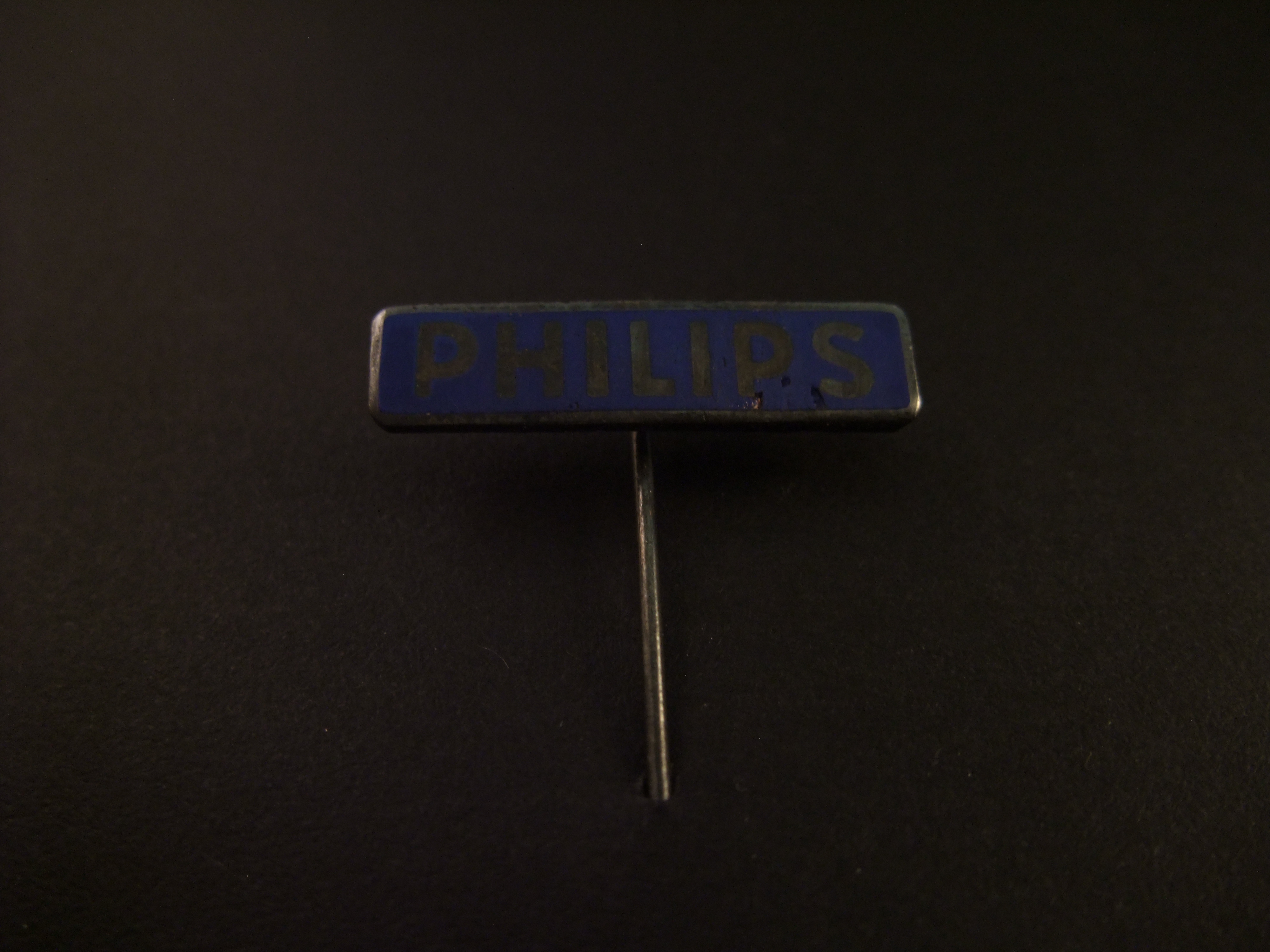 Philips Eindhoven elektronicaconcern blauw logo emaille uitvoering